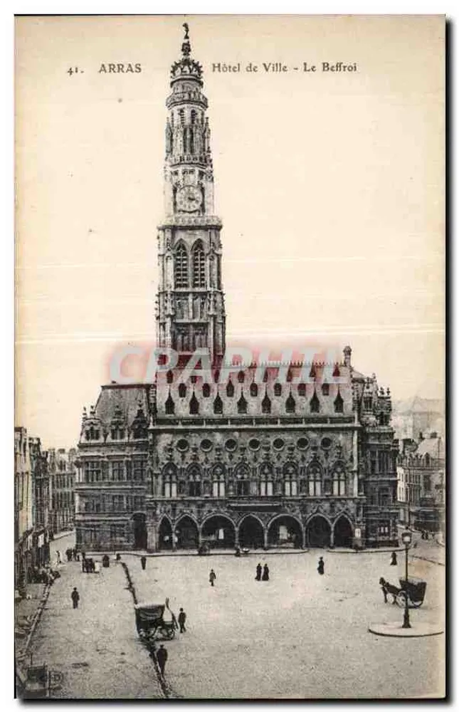 Arras — Stadhuis - De Klokkenstoel - Voorkant