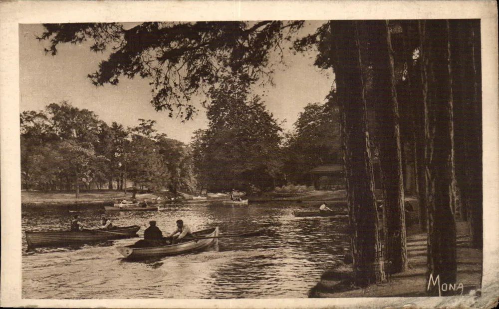 Kanufahren am unteren See — Bois de Boulogne — Éditions Victor Moma - Vorderseite