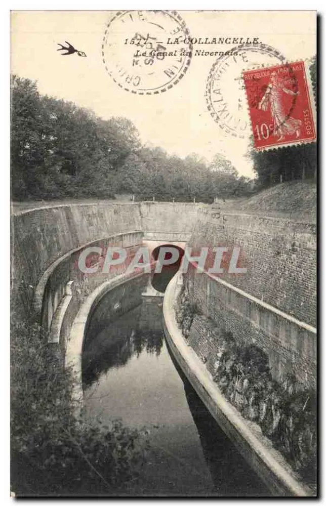 La Collancelle — O Canal do Nivernais — editor não visível - Frente