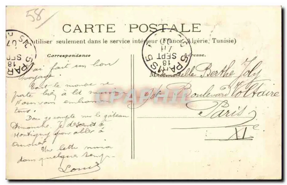 La Collancelle — O Canal do Nivernais — editor não visível - Verso