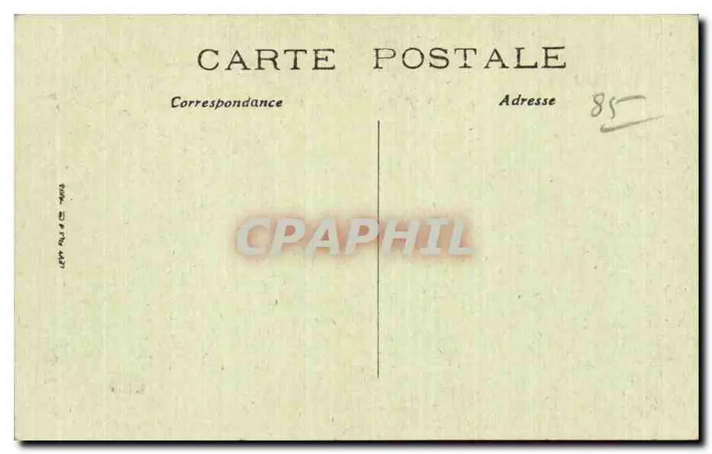 Sablaïse sotto gli Pini — Les Sables-d'Olonne — LL n°162 - Verso
