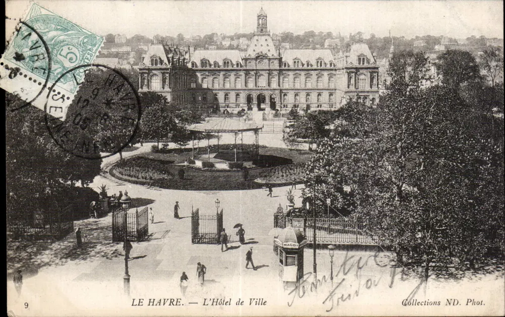Le Havre — El Ayuntamiento — Colecciones ND. Fot. - Anverso