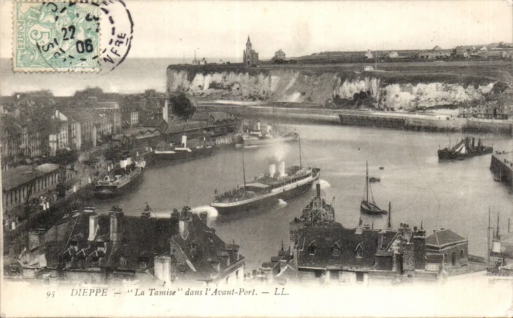 Dieppe — 'La Tamise' im Avant-Port — LL. - Vorderseite