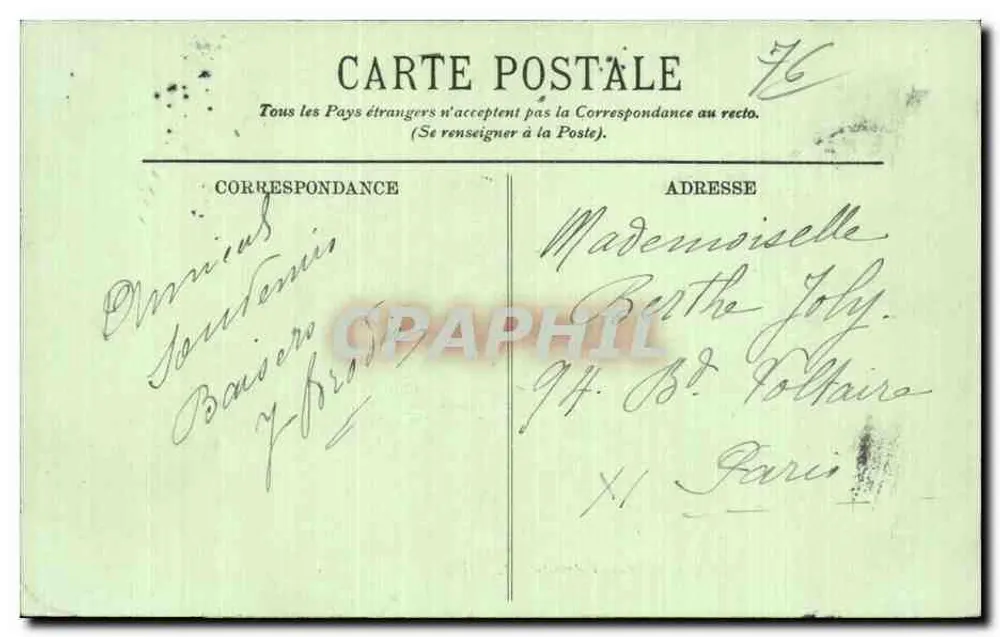Dieppe — 'La Tamise' im Avant-Port — LL. - Rückseite