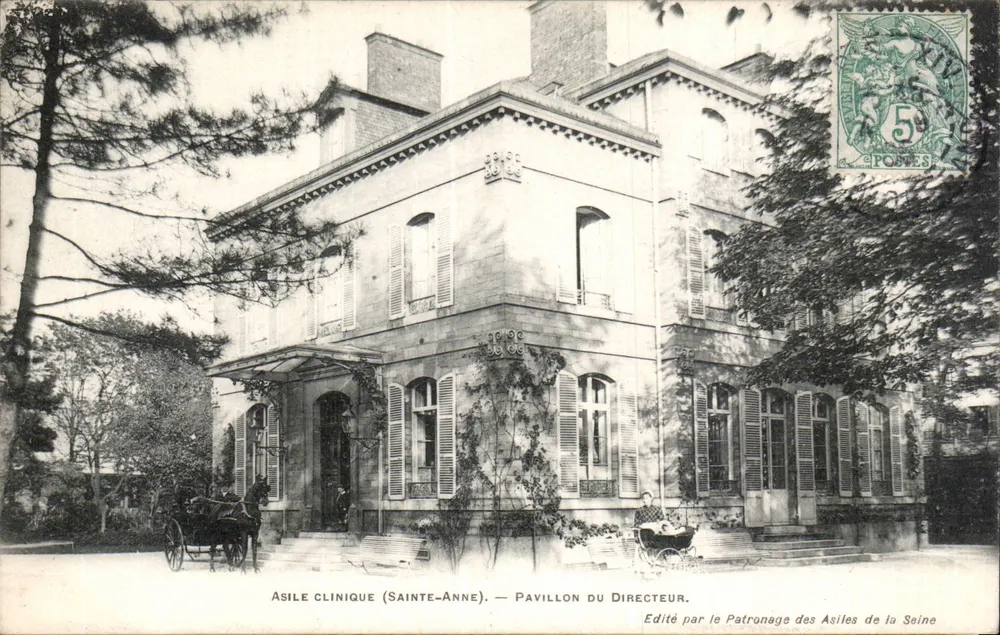 Asile Clinique (Sainte-Anne) — Pavillon des Direktors — Verlag: Patronage der Asyle der Seine - Vorderseite