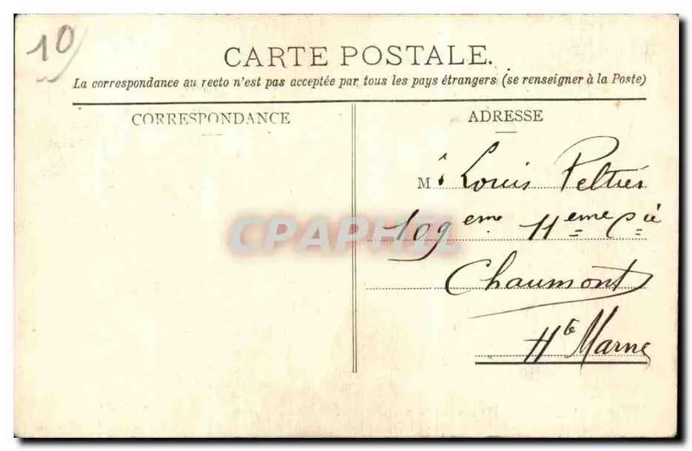 Montceaux — Ruinen des alten Schlosses — Verlag Château & Château, Nr. 5102 - Rückseite