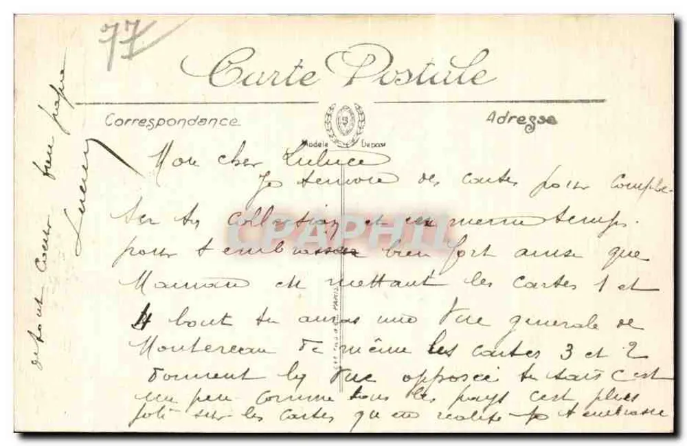 Montereau — Vista panorâmica — LL. - Verso