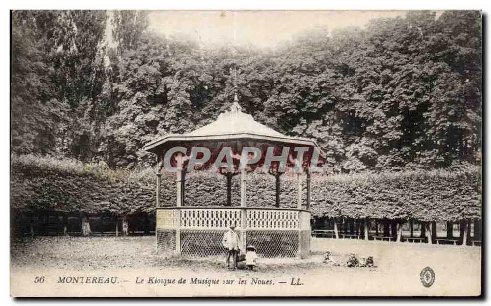 Montereau — Der Musikkiosk an den Noyes — LL, Nr. 56 - Vorderseite