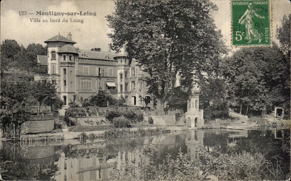 Montigny-sur-Loing — Villa au bord du Loing — n°123 - Vorderseite