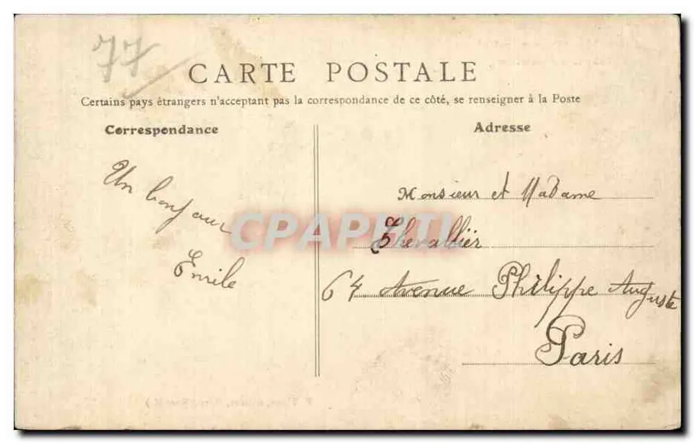 Montigny-sur-Loing — Villa au bord du Loing — n°123 - Rückseite
