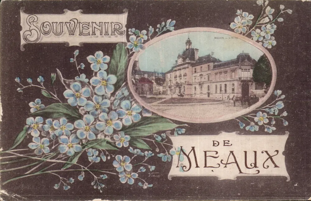 Méaux — Livraria — Lembrança de Méaux — Vaine - Frente