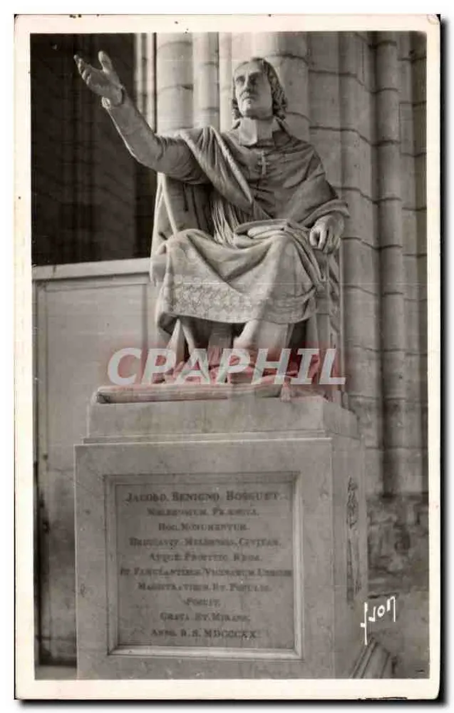 Estátua de Bossuet — Catedral de Meaux — Editor: Les Éditions d'Art, Paris - Frente