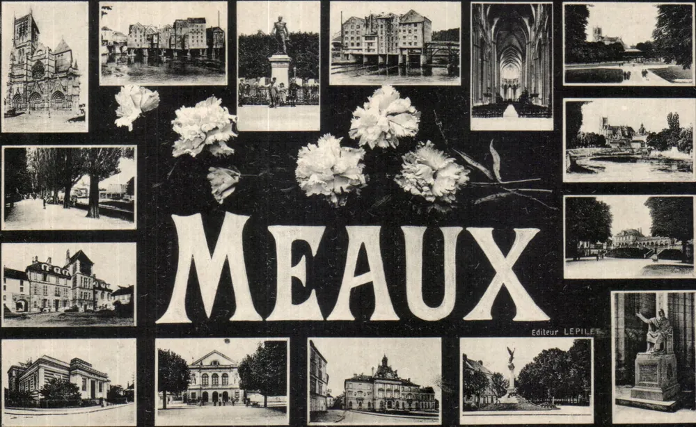 Meaux — vista panorâmica — Editor Lepilez - Frente