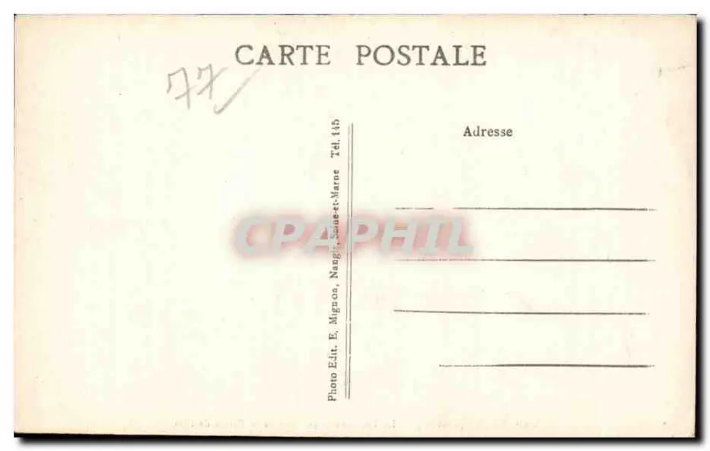 MELUN (S.-et-M.) — Ansicht der Promenade Vaux und der Spitze der Insel - Rückseite