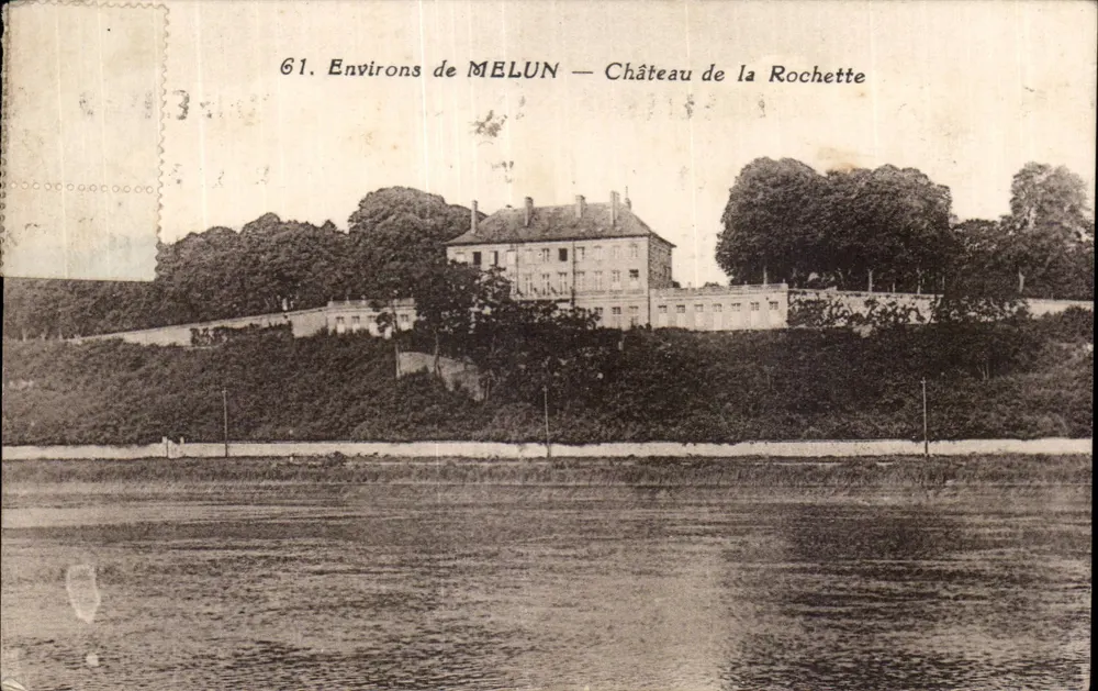 मेलून के आसपास — ला रोचेट के किला — एफ. डेविड, प्रकाशक - आगे