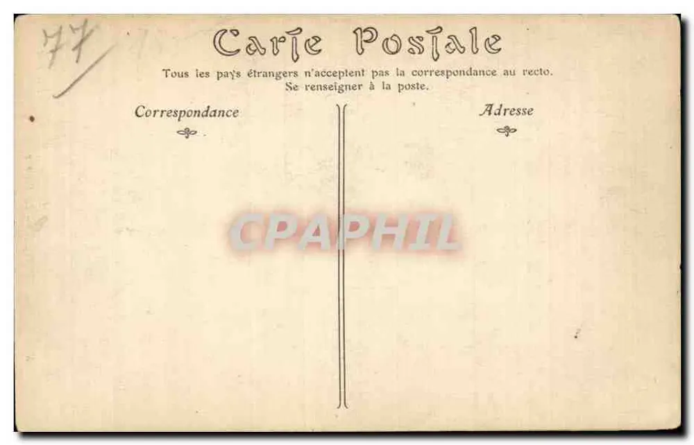 Moret — A Pôlerne — Porta da cidade - Verso