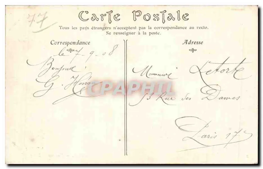 Moret-sur-Loing — Vista sobre o Loing — ND Pbot - Verso
