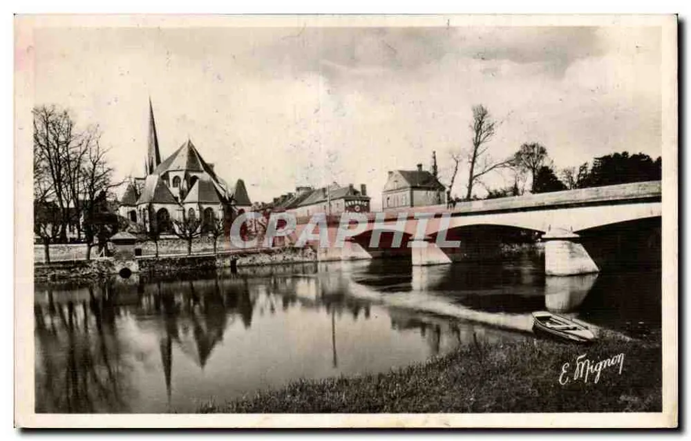 Nemours (S.-et-M.) — O Grande-Ponte — Editora E. Mignon, n° 1652 - Frente