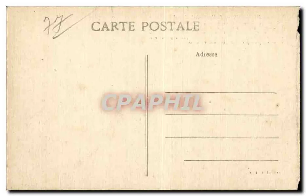 Provins — Igreja de Saint-Ayoul — editor ernant, série 77 - Verso