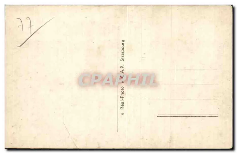 Provins — A Igreja de Saint-Ayoul (século XI) — C.A.P. Strasbourg - Verso