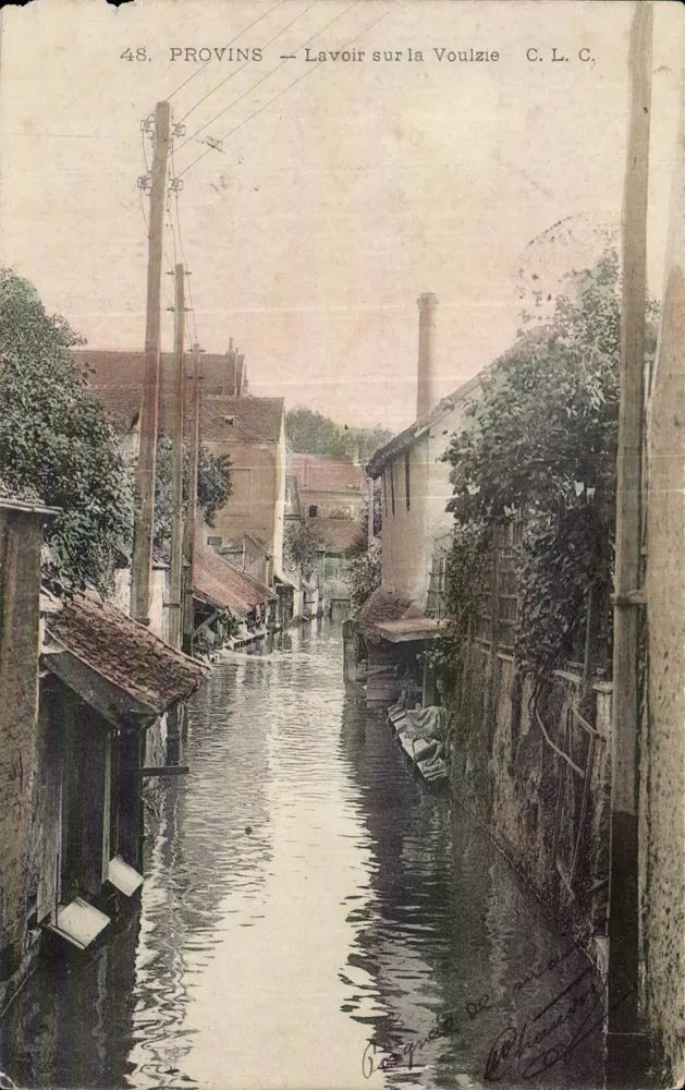 Provins — Waschhaus am Voulzie — C.L.C. n°48 - Vorderseite