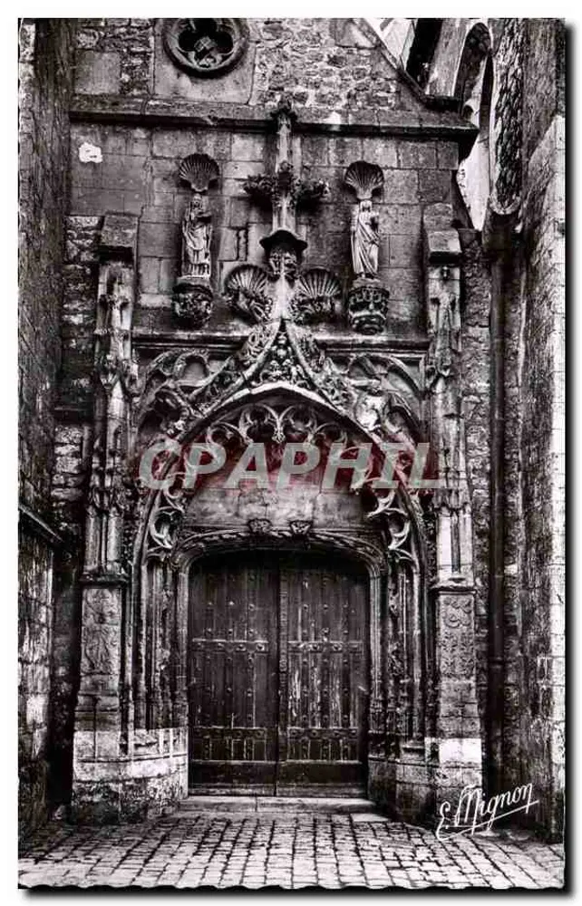Seitentor der Kirche Sainte-Croix — Provins (S.-et-M.) — Ausgabe E. Mignon - Vorderseite