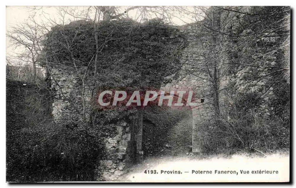 Poterne Fanerón — Aussicht von außen — Provins, Nr. 4193 - Vorderseite