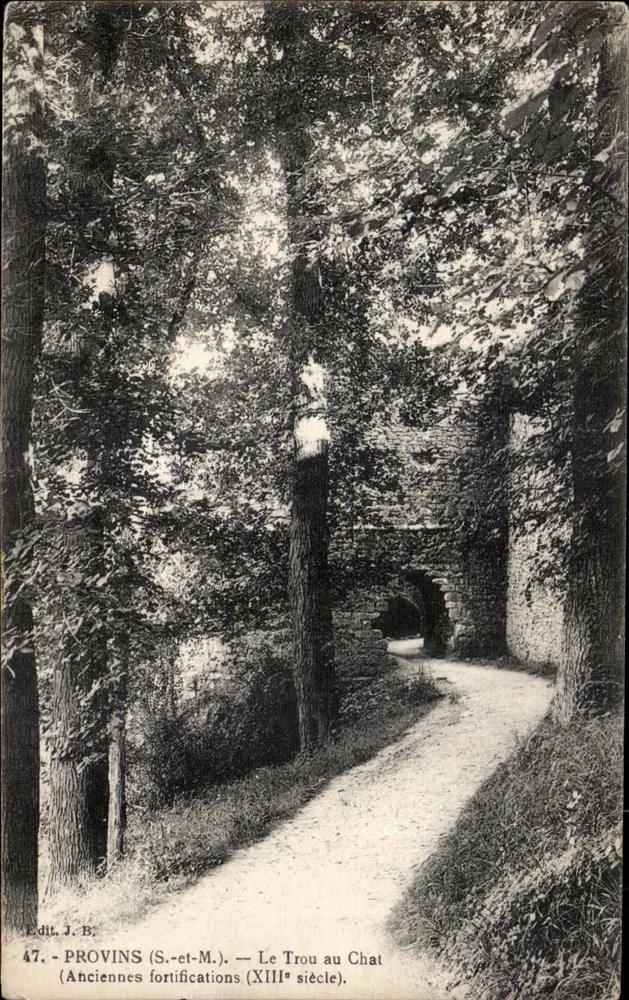 Provins (S.-et-M.) — Der Loch des Katzen — Alte Befestigungen (13. Jahrhundert) — Verlag J.B. - Vorderseite