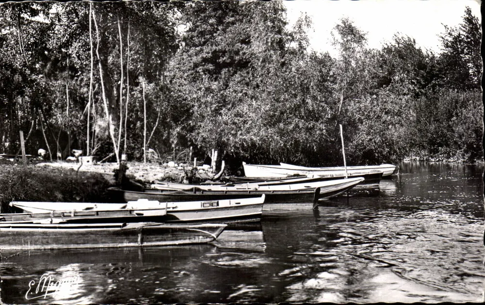 Scuppes-sur-Loing — I Margini del Loing. L'Embarcadère — E. Magnard - Recto