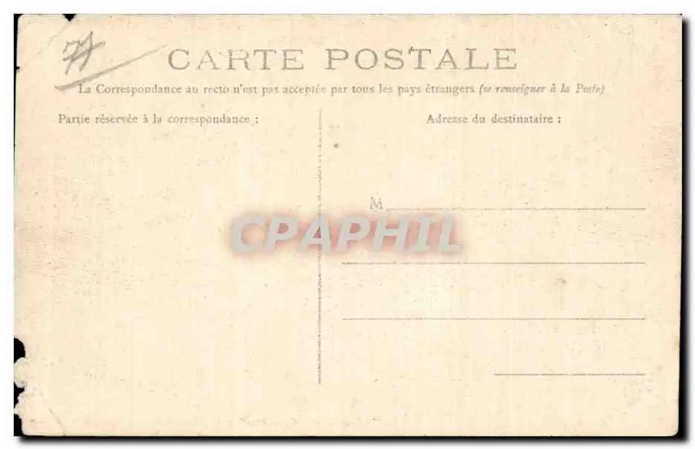 Reuilly (S.-et-M.) — Château des Abymes — Photographie G. Brindelet, 39 rue S.-Nicolas, Ferté-s.-Jouarre (S.-et-M.) - Verso