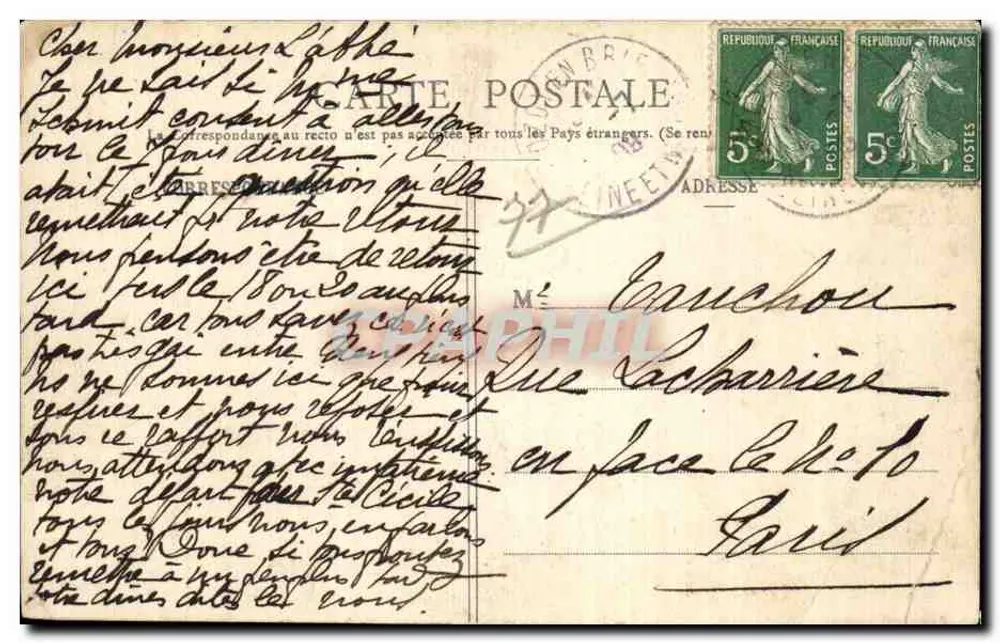 Donjon in Brie - Nef van de Maagd — Pigot & Rondel, n°4 - Achterkant