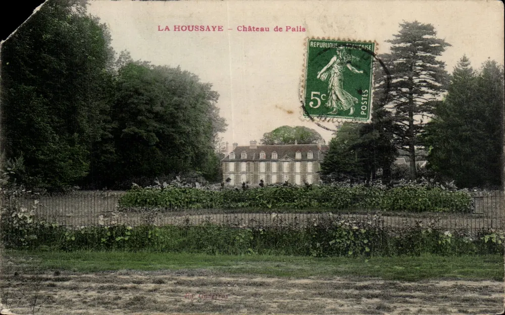 La Houssaye — Castelo de Palls — editor Gouzitros - Frente