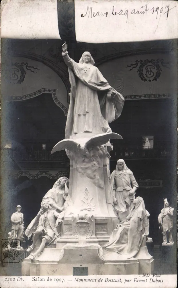 Bossuet-Monument, von Ernest Dubois — Salon de 1907 — ND Phot - Vorderseite