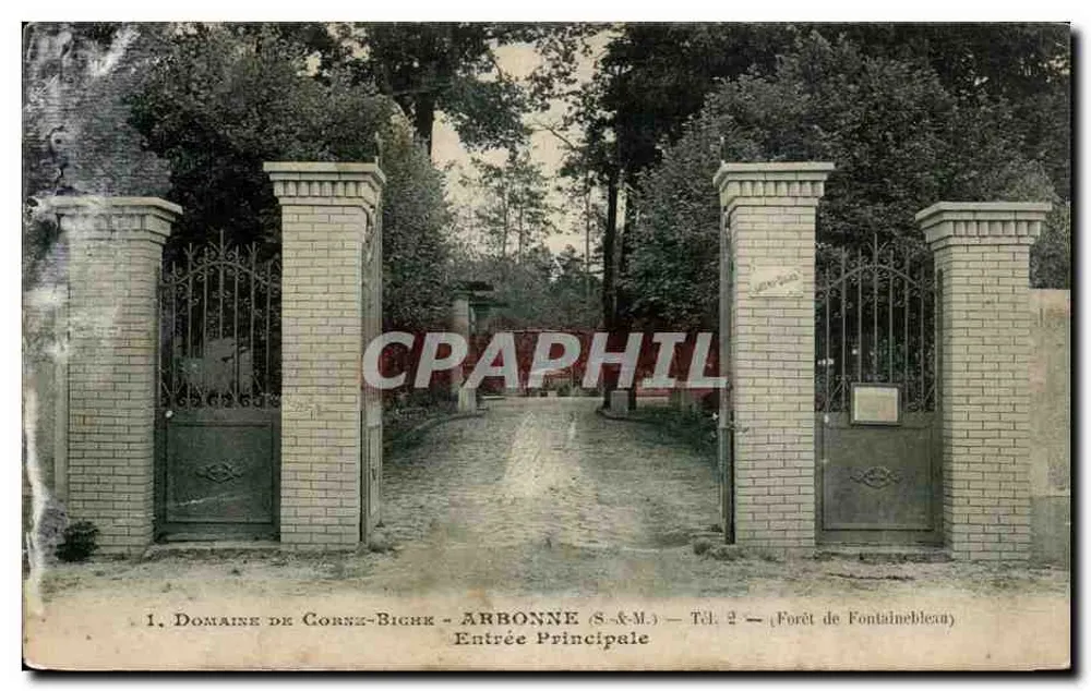 Domaine de Corné-Biché - Arbonne — Entrée Principale — éditeur IMPRIMÉ SUR LA CARTE - Vorderseite
