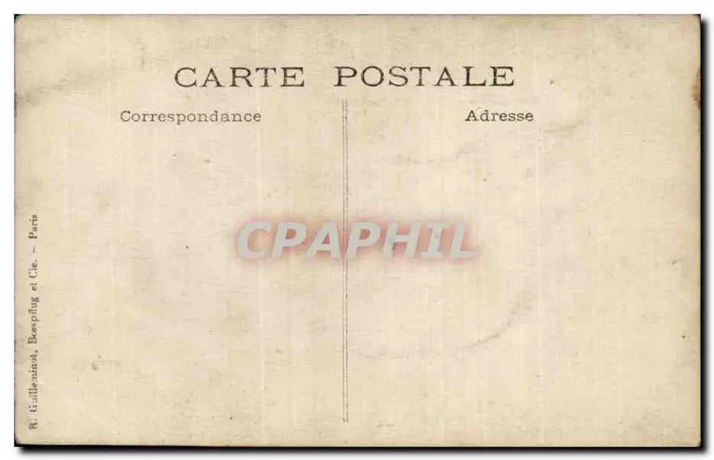Mutter, die ihr Kind hält — Fotostudio — Verlag R. Guilliezino, Bompflug et Cie, Paris - Rückseite
