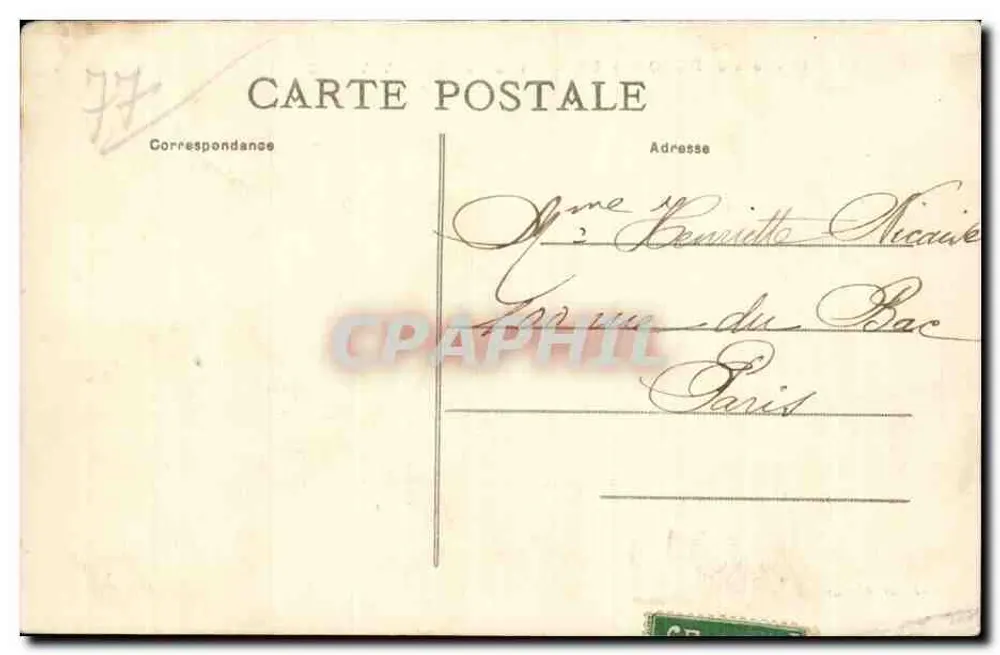 Umgebung von ROZOY-en-BRIE — Ruinen von VIVIERS — Piget, Verlag - Rückseite
