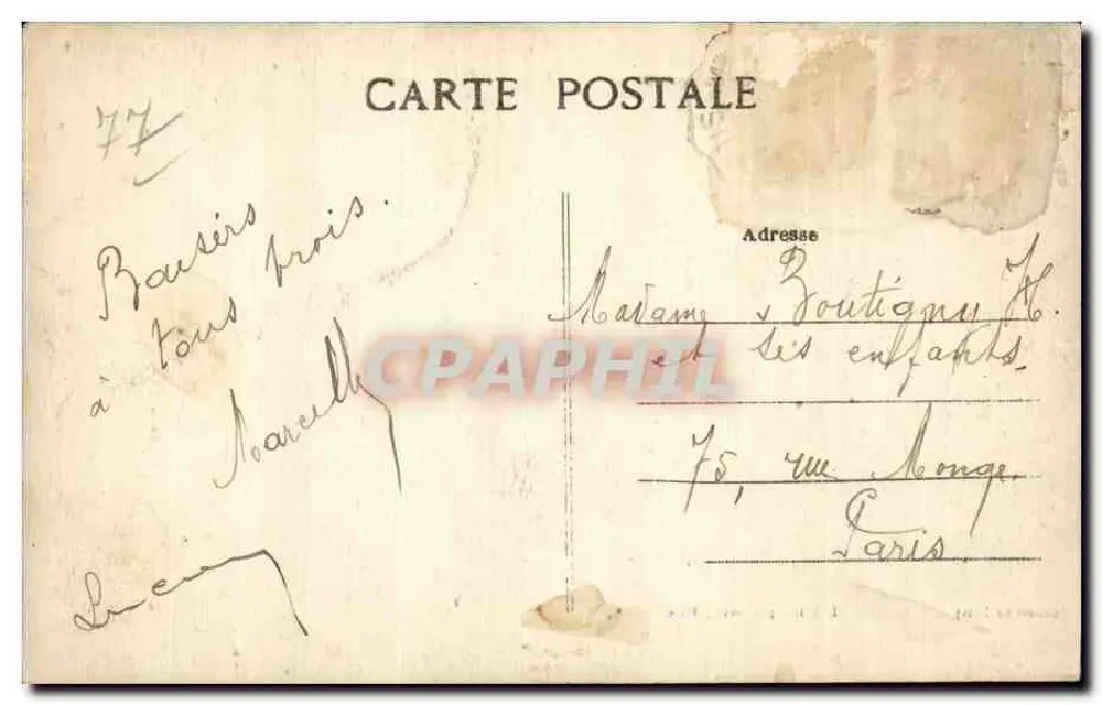 Grez-sur-Loing — O fim do mundo — L. Cofün, fot. Moret - Verso