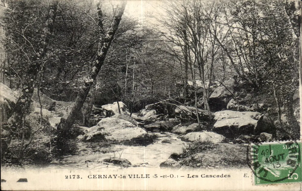 CERNAY-la VILLE (S.-et-O.) — Las Cascadas — E. Malcull, pl. ot. édit. Paris, n° 2173 - Anverso