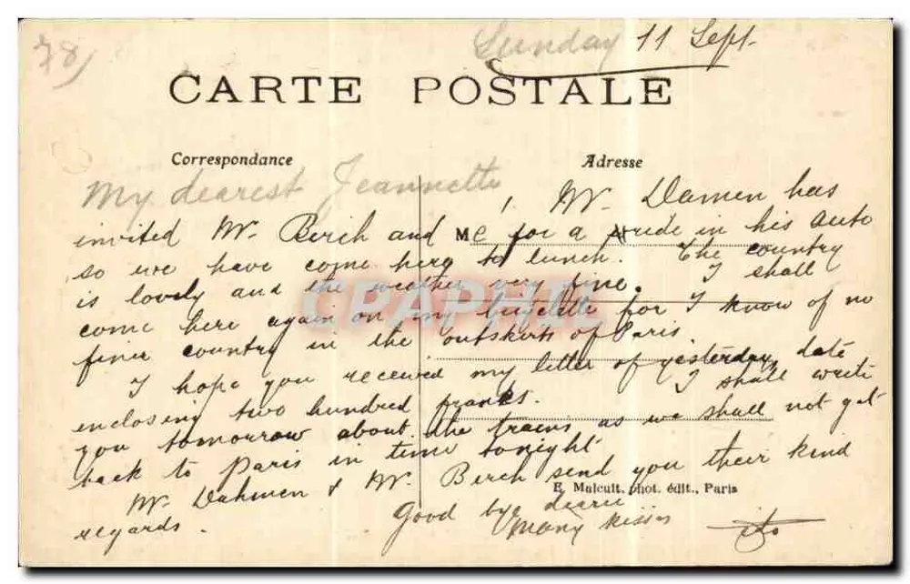 CERNAY-la-VILLE (S.-&-O) — Les Cascades — E.M. n°2169 - Verso