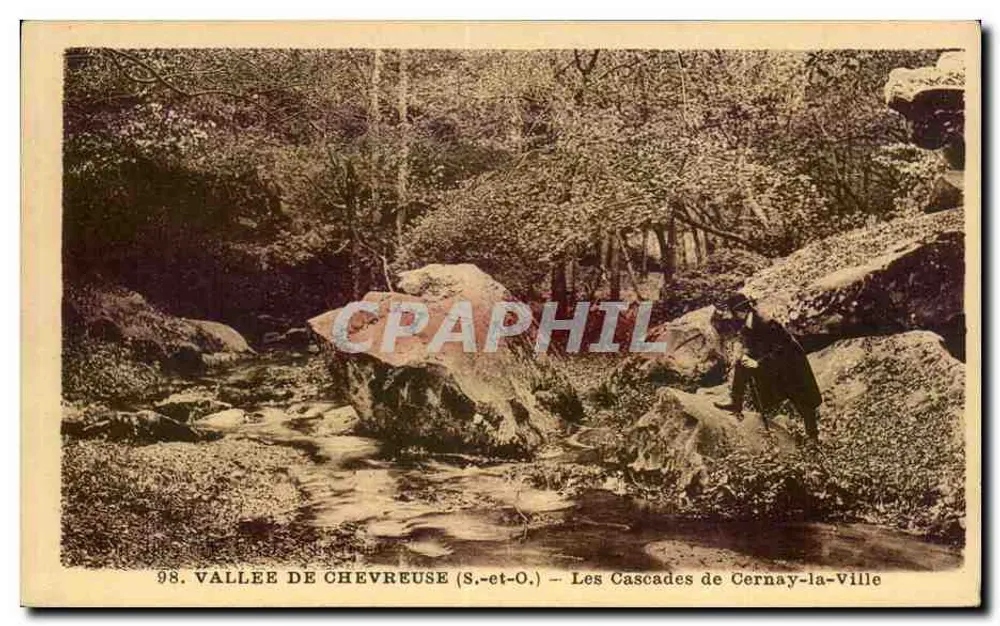 Tal der Chevreuse (S.-et-O.) — Die Wasserfälle von Cernay-la-Ville — n°98 - Vorderseite