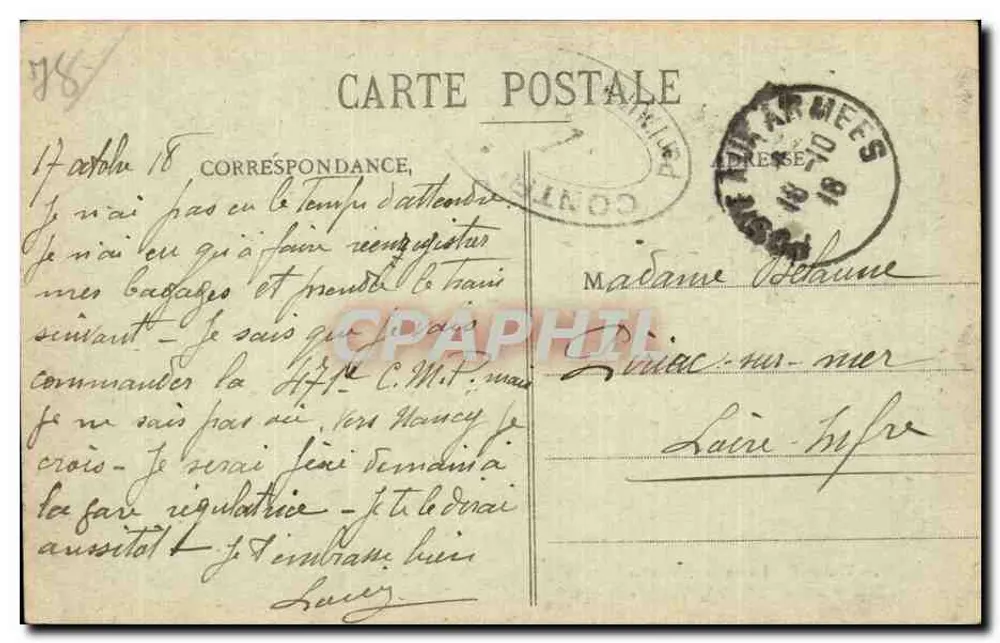 Jardim de Chevreuse — O Vinho, Vaso em bronze de Briden, Escultor — n°82 - Verso