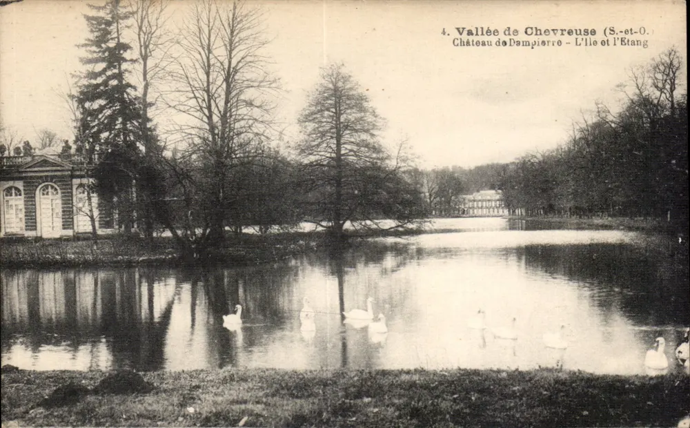 Vallée de Chevreuse (S.-et-O.) — Schloss Dampierre - Die Insel und der See — Verleger Lamorelle, Lamorelle, Cherrouse - Vorderseite