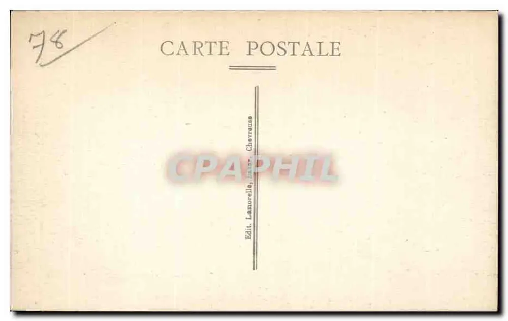 Vale de Chevreuse (S.-et-O.) — Castelo de Dampierre — Grade de Honra - Verso