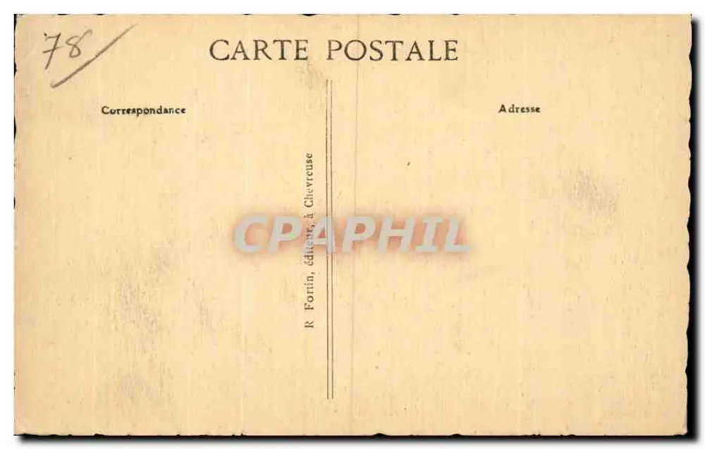 Vale de Chevreuse — Bevillers-Breteuil — R. Fortin, editor em Chevreuse - Verso