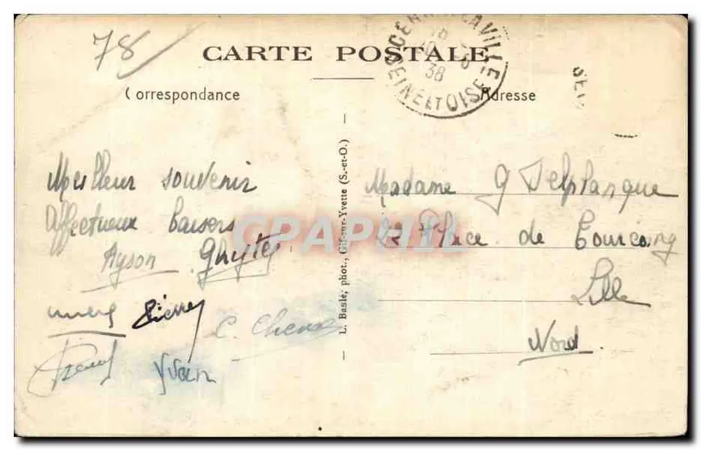 Wzgórza Chevreuse — Zamek DAMPIERRE — Zamok - Rewers