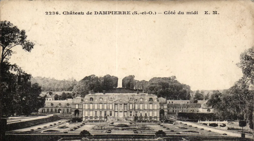 Castelo de DAMPIERRE (S.-et-O.) — Lado do sul — E. M. - Frente