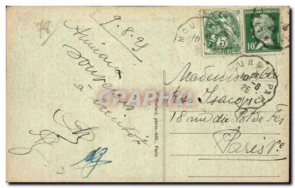 Castelo de DAMPIERRE (S.-et-O.) — Lado do sul — E. M. - Verso