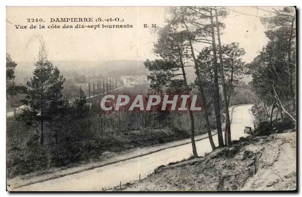 Dampierre (S.-et-O.) — Vue de la côte des dix-sept tournants — E.M. n°2240 - Vorderseite