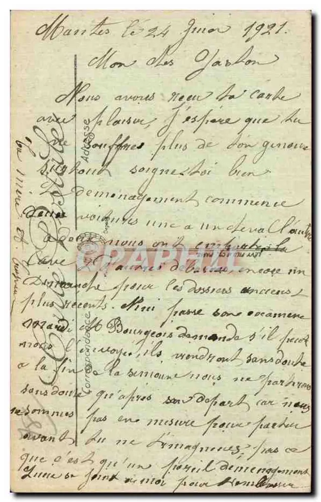Mantes — Dennemont — Torre Duval — LL. — Selecta - Verso
