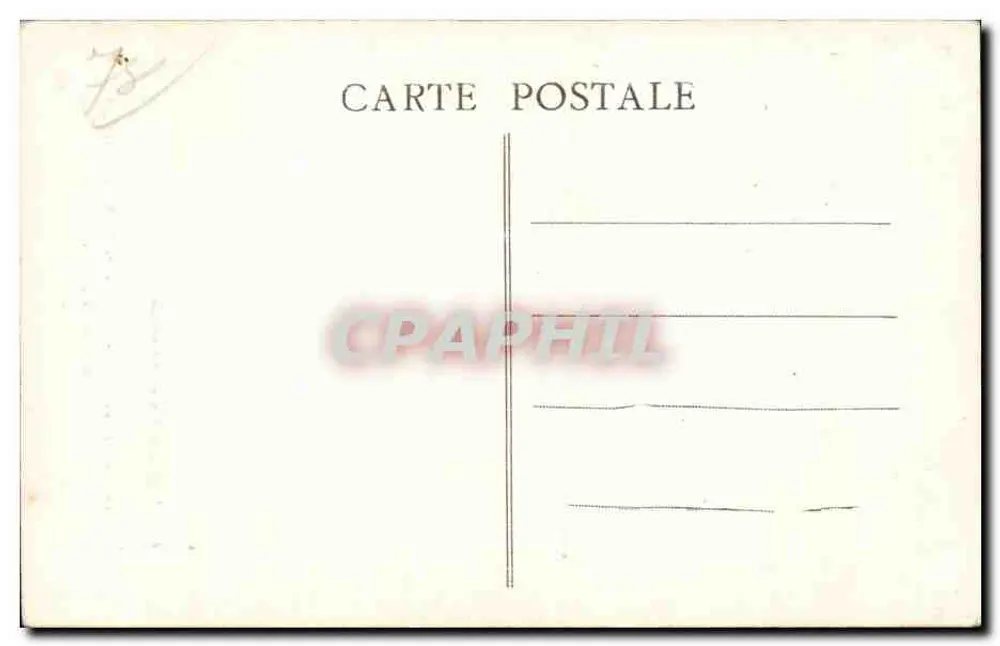 Retrato de Pascal — Abadia de Port-Royal-des-Champs (S.-et-O.) — Edit. Lamorelle, bazar - Chevreuse, n°12 - Verso